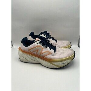 New Balance Athletic Shoes - White, Orange, Black